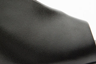 The Cimla Pumpkin Heel Black Leather Women Sandal - Glamourous Grace