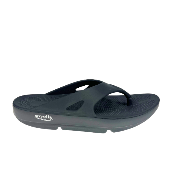 Sovella Active Recovery Sandals Men's PF Thong Dark Grey - Glamourous Grace