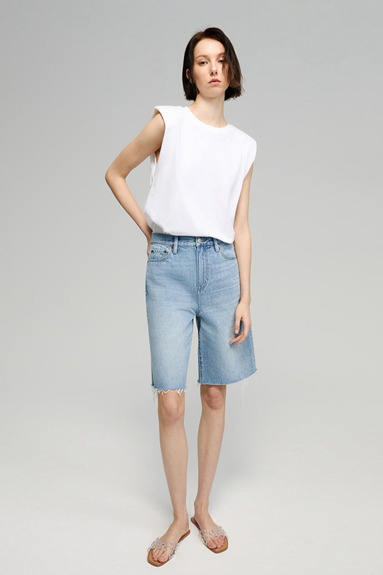 Coastal Breeze 90's Bermuda Shorts HJ807 - Glamourous Grace