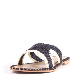 Theo Woven Slides - Glamourous Grace
