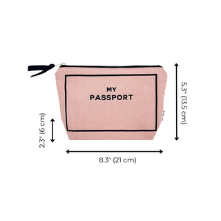 Passport Pouch – Pink/Blush - Glamourous Grace
