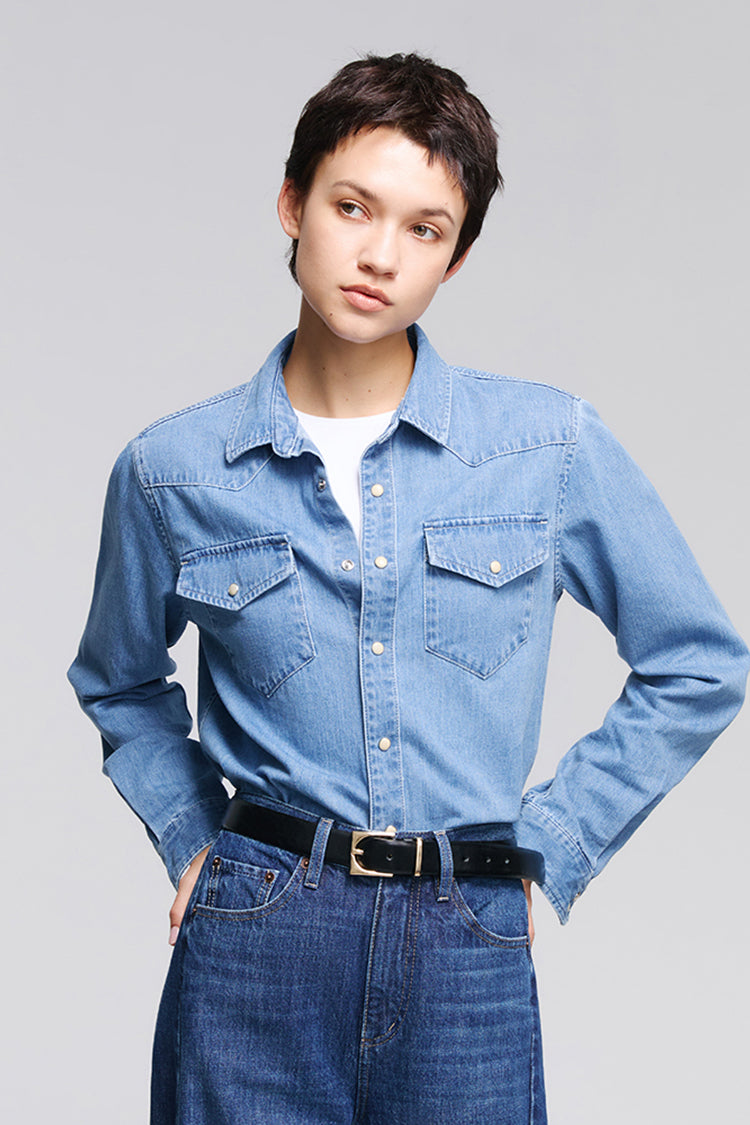 The Freeway Classic Western Shirt HJ908 - Glamourous Grace
