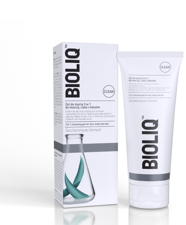 Bioliq Clean  3in1 Cleansing Gel for Face Body and Hair  180ml - Glamourous Grace
