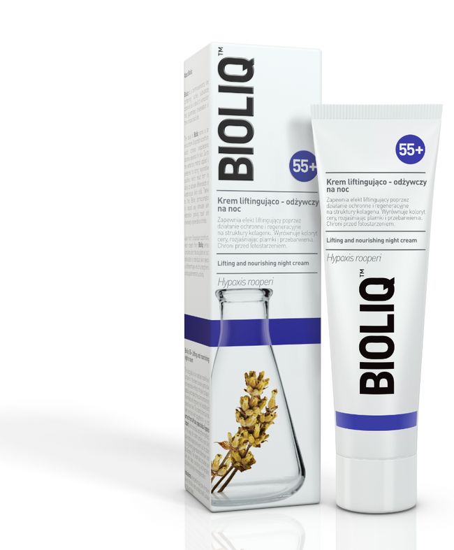 Bioliq 55+ Lifting and Nourishing Night Cream 50ml - Glamourous Grace