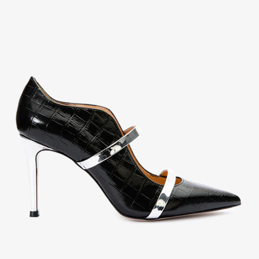 The Annapolis Black Patent Leather Pump Women Shoe - Glamourous Grace