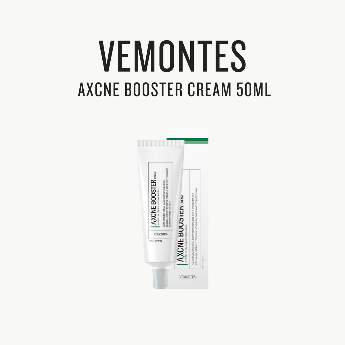 [ Vemontes ] Axcne BOOSTER  CREAM 50ml - Glamourous Grace