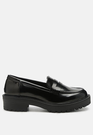 Jules Faux Leather Lug Loafers