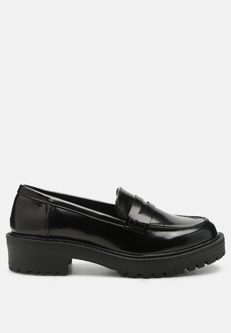 Jules Faux Leather Lug Loafers