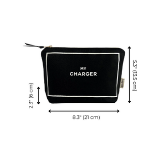 Charger Pouch – Black - Glamourous Grace