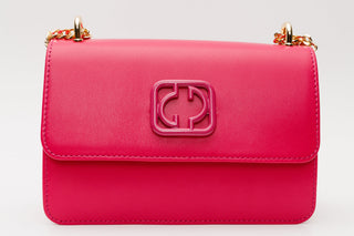 The Maneadero Fuchsia Leather Handbag