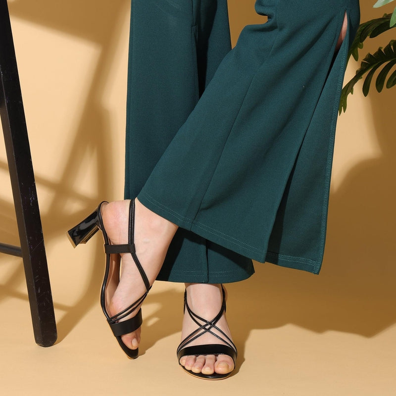Nivelle - Black Sandals - Glamourous Grace