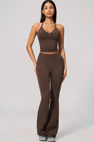 The Velvetine Flared Leggings