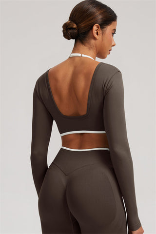 The Elevate Long Sleeve Crop top