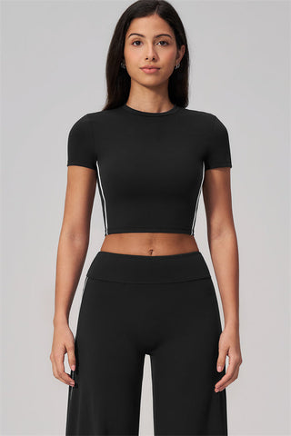 The Breathe T-shirt Straight Leg Pants 2-Piece Set