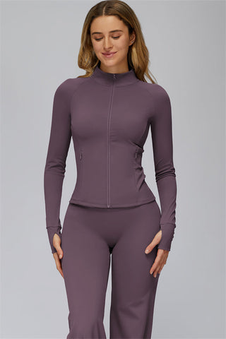 The FlexCore Pure Zip Jacket Flared Leggings 2-Piece Set