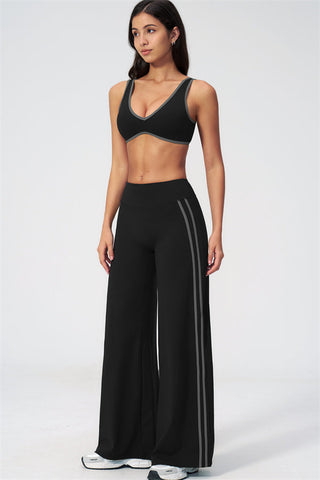 The Evoke Sports Bra Straight Leg Pants 2-Piece Set