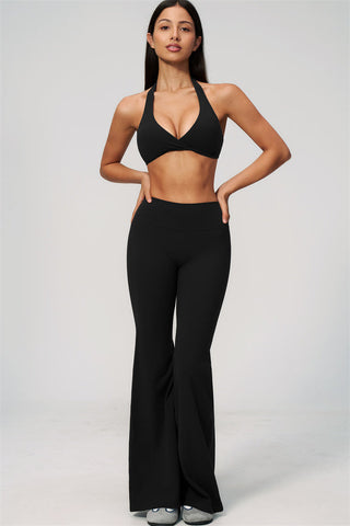 The Lox Sports Bra Flared Leggings 2-Piece Set