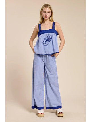 Sardine Striped Pants - Glamourous Grace