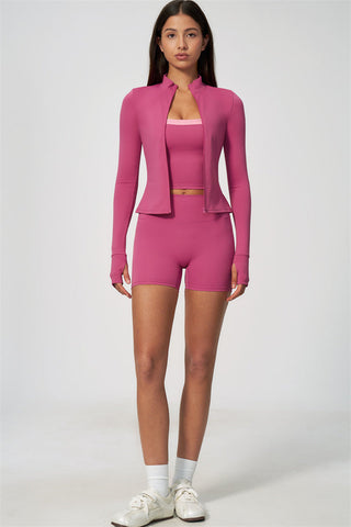 The Seraphine Jacket Tank Top Shorts 3-Piece Set