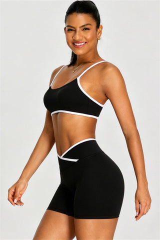 The Dwell Sports Bra Shorts 2-Piece Set