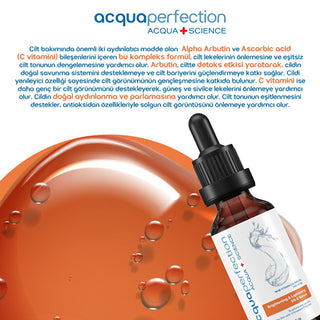 Acqua Perfection Vitamin C Serum - Brightening & Anti-Aging Skincare for Uneven Skin Tone - 30ml