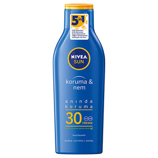 NIVEA Sun SPF 30 Sunscreen Lotion: 48H Moisturizing UVA UVB Protection, Water Resistant, Ocean Friendly - Sensitive Skin Sun Protection - Glamourous Grace