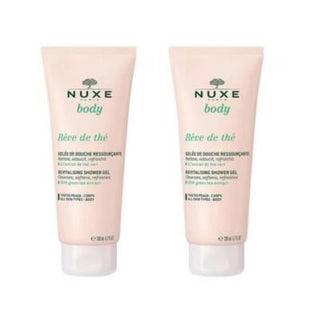 Nuxe Reve De The Revitalizing Shower Gel (2 x 200ml): Gentle, Vegan Formula with Green Tea for a Refreshing & Natural Cleanse - Glamourous Grace