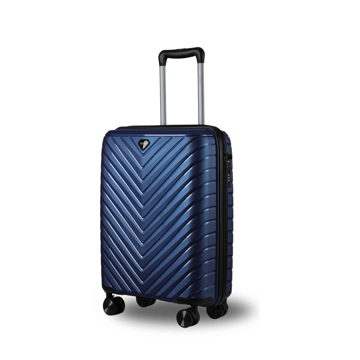 20-inch Blue Carry-On Hardcase Roller Luggage - Glamourous Grace