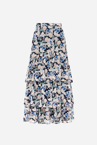 Ruffles Skirt- Chiffon Florals