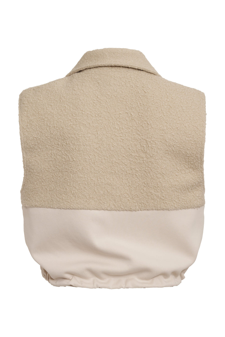 MONROW Sherpa Zip Up Vest - Glamourous Grace