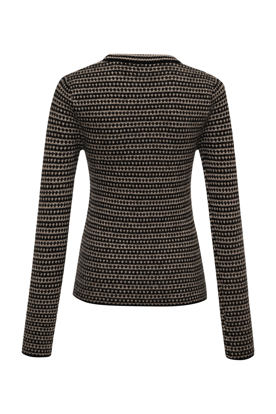 MONROW Cashmere Basic L/S Crew - Glamourous Grace