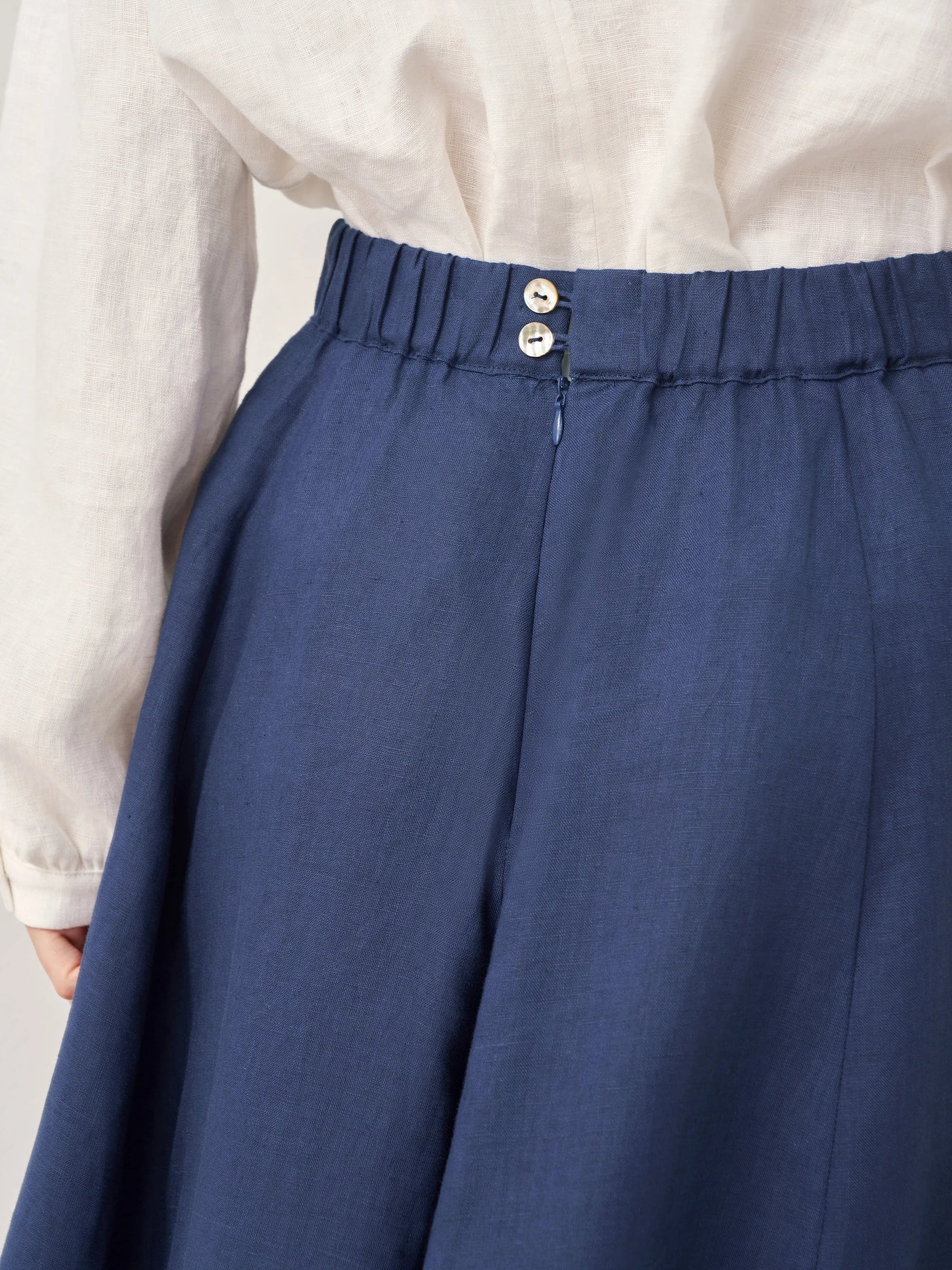 100% Linen A-Line Skirt JEMMA - Glamourous Grace