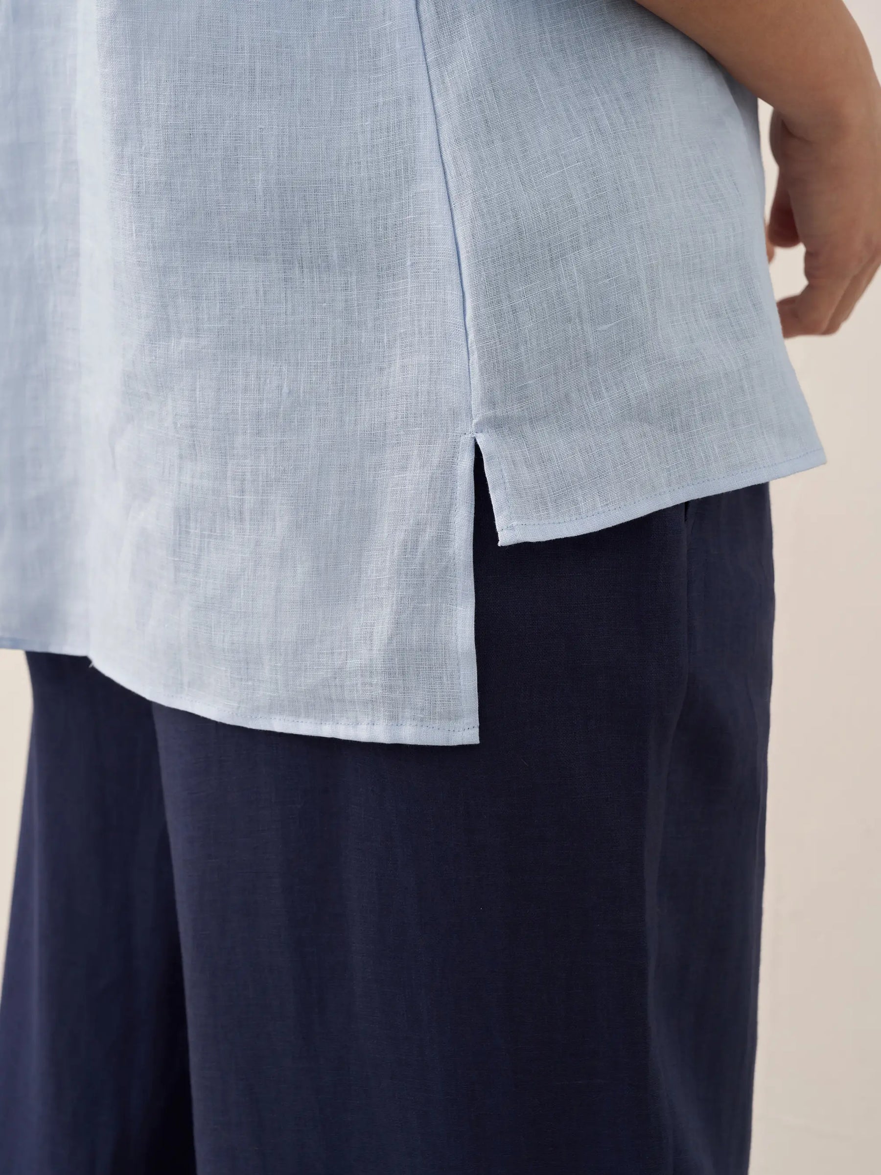 100% Linen Dress Shirt JOANNA - Glamourous Grace