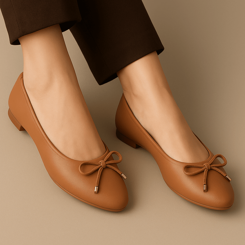 Solace - Tan Ballerina - Glamourous Grace