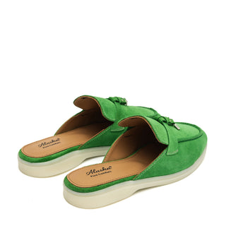 Como Suede Mules in Green