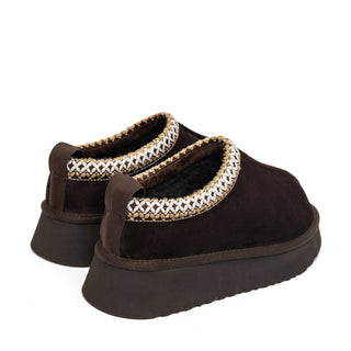Alaska Shearling Slippers in Brown