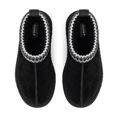 Alaska Shearling Slippers in Black