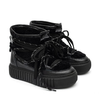 Noir Urban Shearling Boot