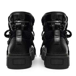 Noir Urban Shearling Boot