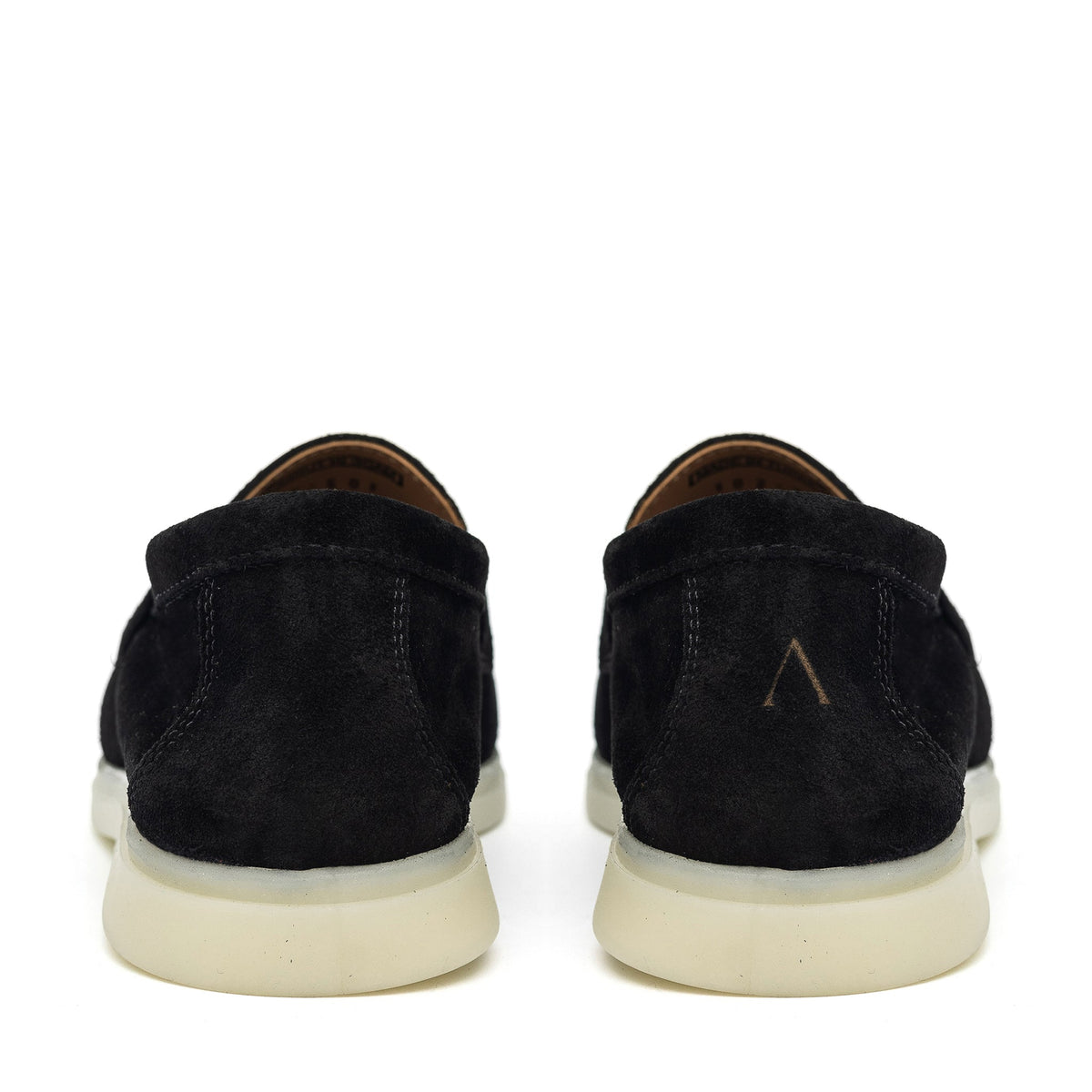 Torino Suede Loafers in Black