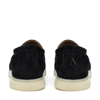 Torino Suede Loafers in Black
