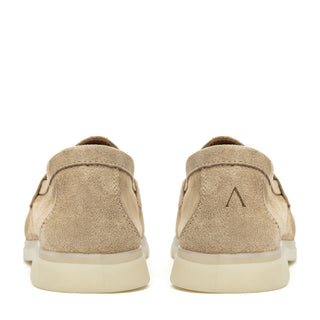 Torino Suede Loafers in Beige
