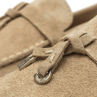 Torino Suede Loafers in Beige