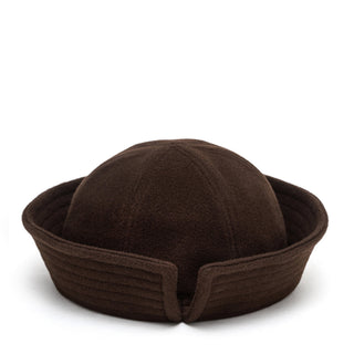 Sailor Collare Hat in Dark Chocolate