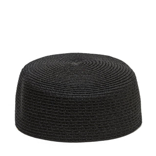 Hartym Double Chain Hat in Black