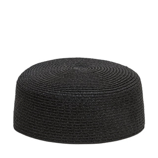 Hartym Double Chain Hat in Black