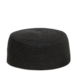 Hartym Double Chain Hat in Black