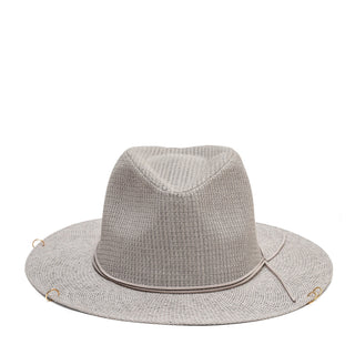 Antonella Double Chain Pierced  Hat in Grey
