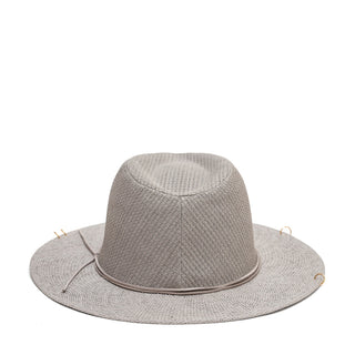 Antonella Double Chain Pierced  Hat in Grey