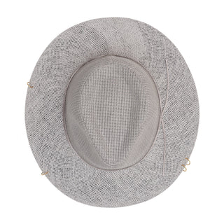 Antonella Double Chain Pierced  Hat in Grey